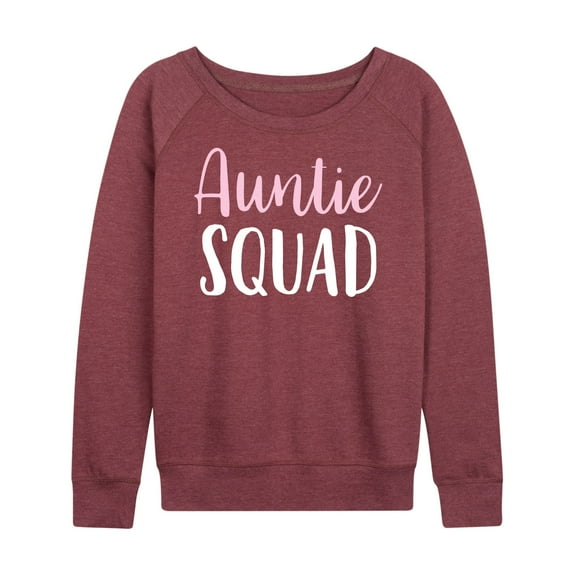Instant Message - Auntie Squad - Women's Lightweight French Terry Long Sleeve Shirt