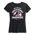 thumbnail image 1 of Instant Message - Auntiesaurus Jurasskicked - Women's Short Sleeve Graphic T-Shirt, 1 of 5