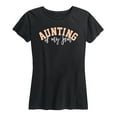 thumbnail image 1 of Instant Message - Aunting Is My Jam - Women's Short Sleeve Graphic T-Shirt, 1 of 6