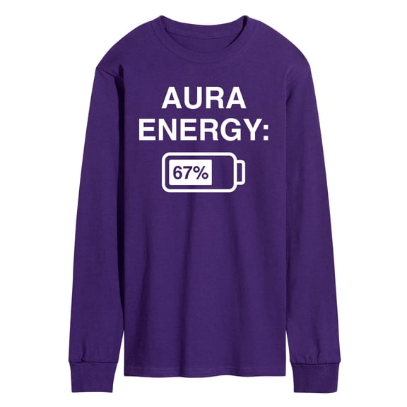 Instant Message - Aura Energy 67 - Men's Long Sleeve Graphic T-Shirt