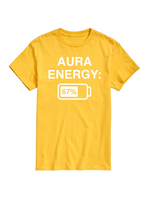 - Aura Energy 67 Men's Short Sleeve Graphic T-Shirt