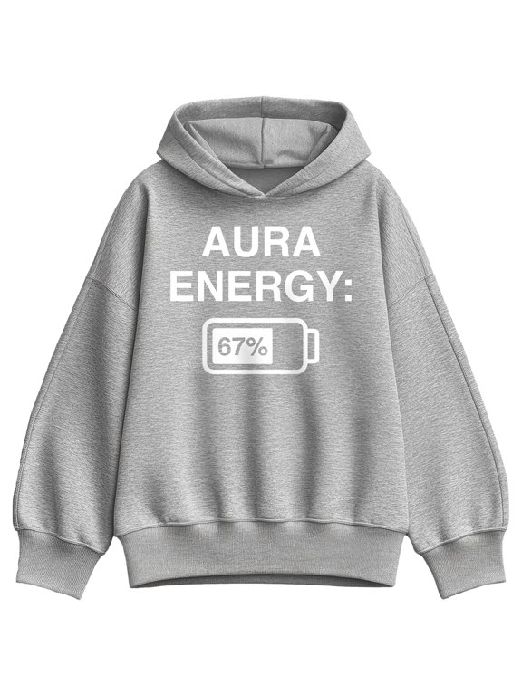 - Aura Energy 67 Women's Oversized Fleece Hoodie Sweatshirt
