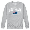 thumbnail image 1 of Instant Message - Australia Flag - Men's Crew Neck Fleece Pullover, 1 of 6