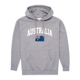 thumbnail image 1 of Instant Message - Australia Flag - Men's Pullover Hooded Fleece Sweatshirt, 1 of 6