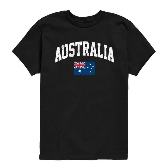 Instant Message - Australia Flag - Youth Short Sleeve Graphic T-shirt