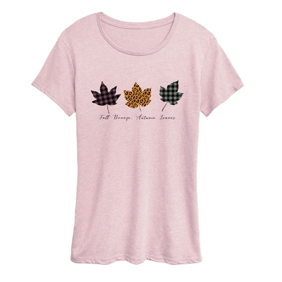 Instant Message - Autumn Leaves Women's Short Sleeve Graphic T-Shirt