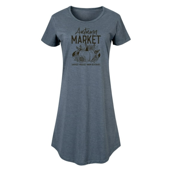 Instant Message - Autumn Market Harvest Produce - Women's Any Way Dress