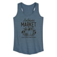 thumbnail image 1 of Instant Message - Autumn Market Harvest Produce - Women's Racerback Tank Top, 1 of 6