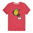 thumbnail image 1 of Instant Message - Avacado Bowling - Toddler And Youth Short Sleeve T-Shirt, 1 of 6