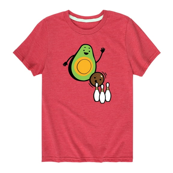 Instant Message - Avacado Bowling - Toddler And Youth Short Sleeve T-Shirt