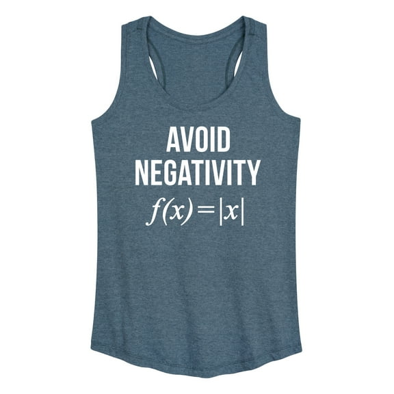 Instant Message - Avoid Negativity - Women's Racerback Tank Top