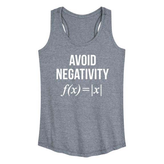 Instant Message - Avoid Negativity - Women's Racerback Tank Top