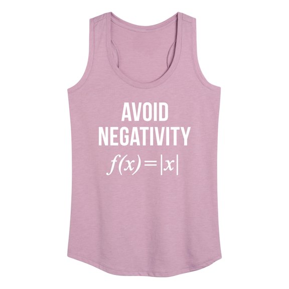 Instant Message - Avoid Negativity - Women's Racerback Tank Top