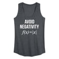 thumbnail image 1 of Instant Message - Avoid Negativity - Women's Racerback Tank Top, 1 of 6
