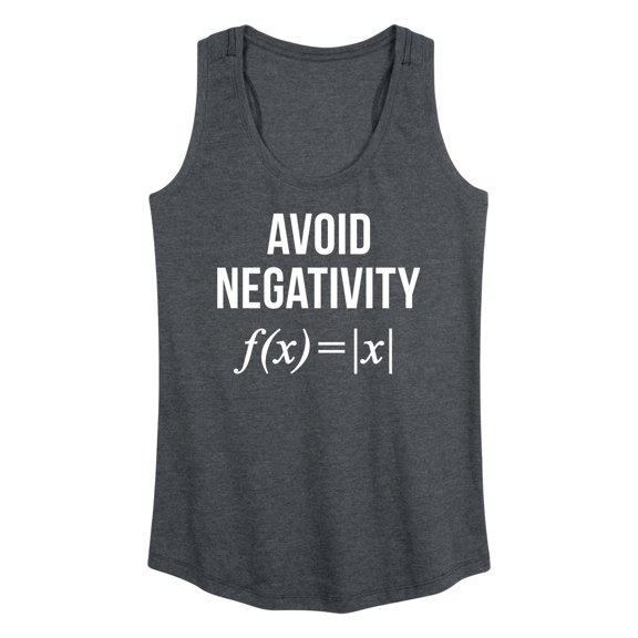 Instant Message - Avoid Negativity - Women's Racerback Tank Top