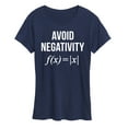 thumbnail image 1 of Instant Message - Avoid Negativity - Women's Short Sleeve Graphic T-Shirt, 1 of 6
