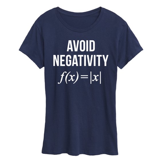 Instant Message - Avoid Negativity - Women's Short Sleeve Graphic T-Shirt