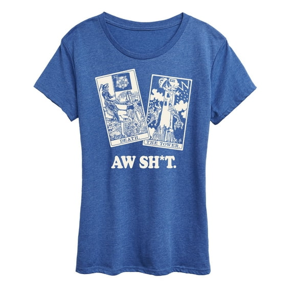 Instant Message - Aw Sh Tarot - Women's Short Sleeve Graphic T-Shirt