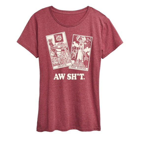 Instant Message - Aw Sh Tarot - Women's Short Sleeve Graphic T-Shirt