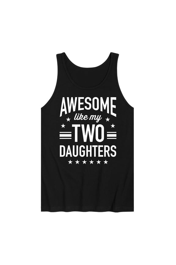 - Awesome Like My 2 Daughters - Men's Jersey Tank Top