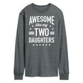 thumbnail image 1 of Instant Message - Awesome Like My 2 Daughters  - Men's Long Sleeve T-Shirt, 1 of 6