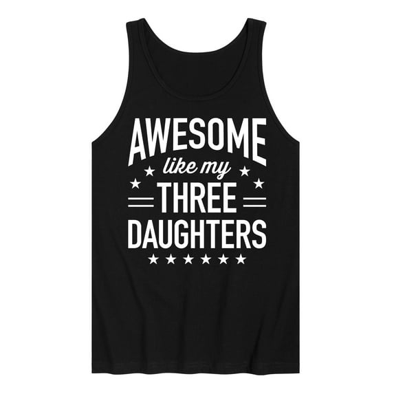 Instant Message - Awesome Like My 3 Daughters - Men's Jersey Tank Top