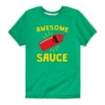 thumbnail image 1 of Instant Message - Awesome Sauce  - Toddler And Youth Short Sleeve Graphic T-Shirt, 1 of 5