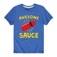 thumbnail image 1 of Instant Message - Awesome Sauce  - Toddler Short Sleeve Tee, 1 of 5
