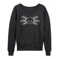 thumbnail image 1 of Instant Message - Axolotl Outline - Women's Lightweight French Terry Long Sleeve Shirt, 1 of 6