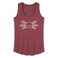 thumbnail image 1 of Instant Message - Axolotl Outline - Women's Racerback Tank Top, 1 of 6