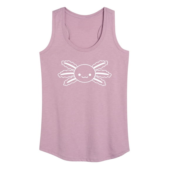 Instant Message - Axolotl Outline - Women's Racerback Tank Top