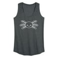 thumbnail image 1 of Instant Message - Axolotl Outline - Women's Racerback Tank Top, 1 of 6