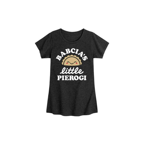 Instant Message - Babcias Little Pierogi - Toddler and Youth Girls Short Sleeve T-Shirt