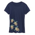 thumbnail image 1 of Instant Message - Baby Turtle Trail Bottom Side Hit Short Sleeve Graphic T-Shirt, 1 of 5