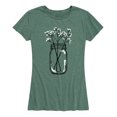 thumbnail image 1 of Instant Message - Baby's Breath Jar - Women's Short Sleeve Graphic T-shirt, 1 of 5