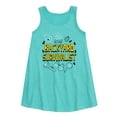 thumbnail image 1 of Instant Message - Backyard Survivalist - Toddler & Youth Girls A-line Dress, 1 of 5