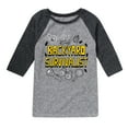 thumbnail image 1 of Instant Message - Backyard Survivalist - Toddler & Youth Raglan Graphic T-Shirt, 1 of 5