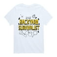 thumbnail image 1 of Instant Message - Backyard Survivalist - Toddler & Youth Short Sleeve Graphic T-Shirt, 1 of 6