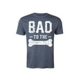 thumbnail image 1 of Instant Message - Bad To The Bone - Men's Short Sleeve Graphic T-Shirt, 1 of 5