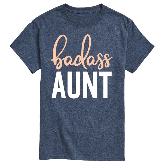 Instant Message - Badass Aunt - Men's Short Sleeve Graphic T-Shirt
