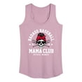 thumbnail image 1 of Instant Message - Badass Baseball Mama - Women's Racerback Tank Top, 1 of 6