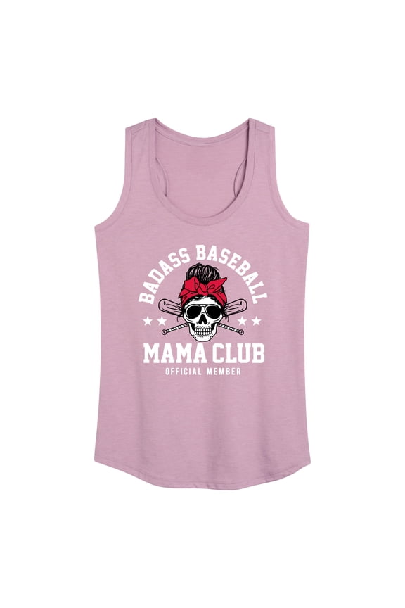 - Badass Baseball Mama - Women's Racerback Tank Top
