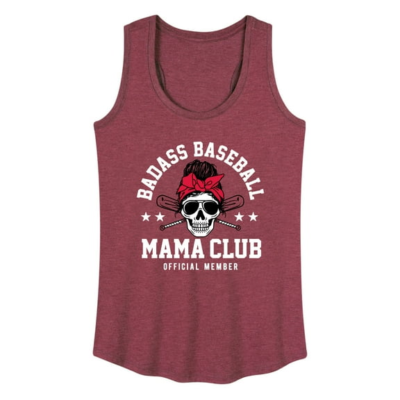Instant Message - Badass Baseball Mama - Women's Racerback Tank Top