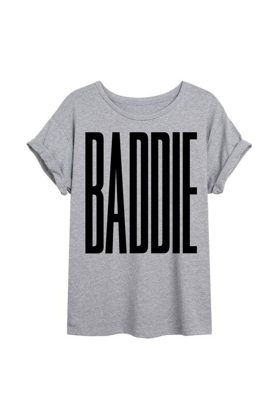 - Baddie - Women's Oversized Graphic T-Shirt