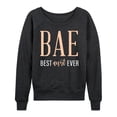 thumbnail image 1 of Instant Message - Bae Aunt - Women's Lightweight French Terry Long Sleeve Shirt, 1 of 6