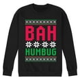 thumbnail image 1 of Instant Message - Bah Humbug - Men's Crew Neck Fleece, 1 of 5