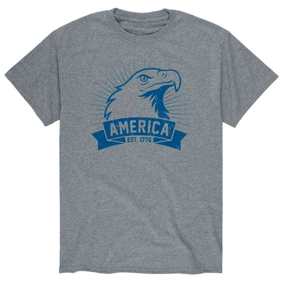 Instant Message - Bald Eagle, America - Men's Short Sleeve Graphic T-Shirt