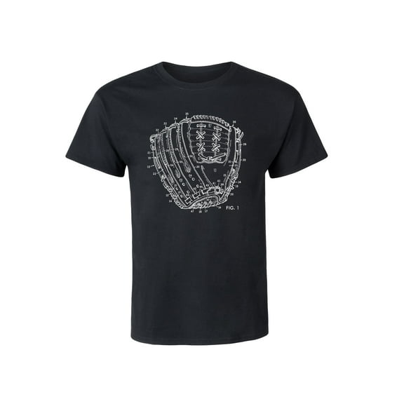 Instant Message - Ball Glove Rendering - Men's Short Sleeve Graphic T-Shirt
