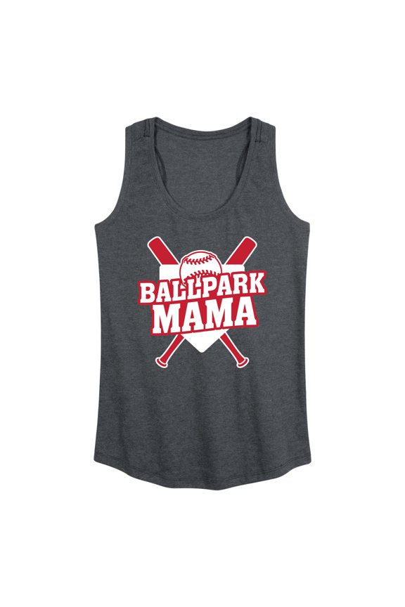 - Ballpark Mama - Women's Racerback Tank Top