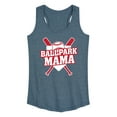 thumbnail image 1 of Instant Message - Ballpark Mama - Women's Racerback Tank Top, 1 of 6